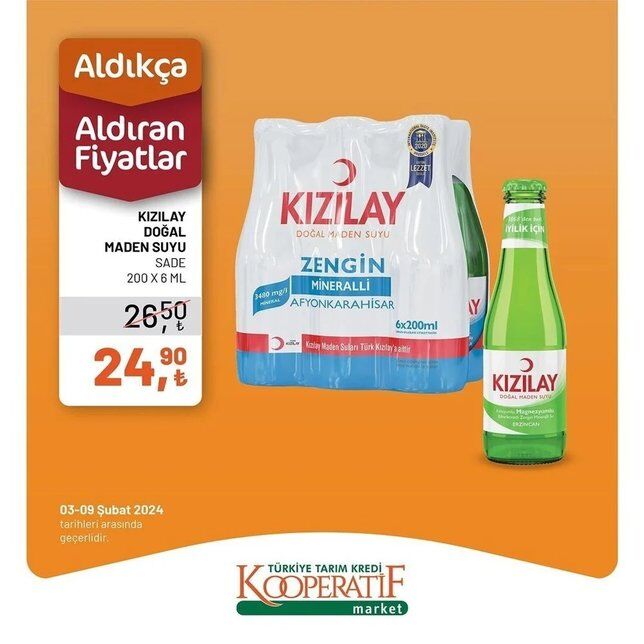 Tarım Kredi Marketleri'nde 7-9 Şubat 2024 indirim kataloğunda neler var?