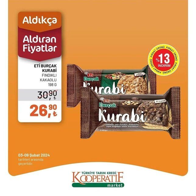 Tarım Kredi Marketleri'nde 7-9 Şubat 2024 indirim kataloğunda neler var?