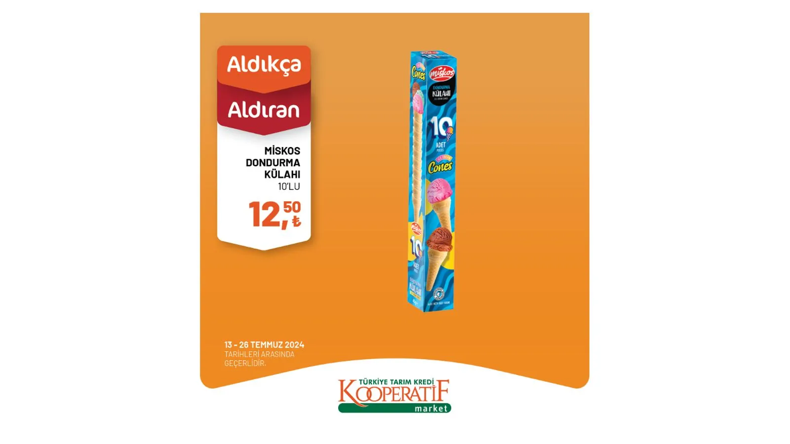 Zeytin, peynir çeşitleri, kaşar peyniri, salça, zeytinyağı, kırmızı mercimek gibi pek çok üründe fiyatların indirimli olduğu Tarım Kredi Market kampanyası yalnızca 13 - 26 Temmuz tarihleri arasında geçerli olacak. Kaçırılmayacak fırsatlar sunan Tarım Kredi Market'in indirimli ürünler listesini sizler için derledik.