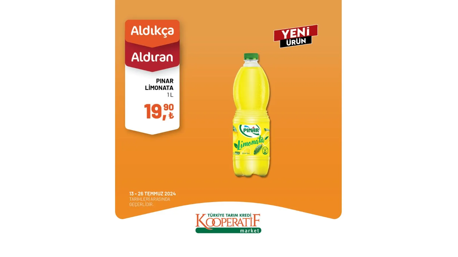 Zeytin, peynir çeşitleri, kaşar peyniri, salça, zeytinyağı, kırmızı mercimek gibi pek çok üründe fiyatların indirimli olduğu Tarım Kredi Market kampanyası yalnızca 13 - 26 Temmuz tarihleri arasında geçerli olacak. Kaçırılmayacak fırsatlar sunan Tarım Kredi Market'in indirimli ürünler listesini sizler için derledik.