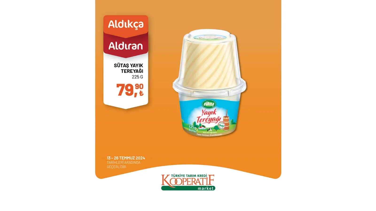 Zeytin, peynir çeşitleri, kaşar peyniri, salça, zeytinyağı, kırmızı mercimek gibi pek çok üründe fiyatların indirimli olduğu Tarım Kredi Market kampanyası yalnızca 13 - 26 Temmuz tarihleri arasında geçerli olacak. Kaçırılmayacak fırsatlar sunan Tarım Kredi Market'in indirimli ürünler listesini sizler için derledik.
