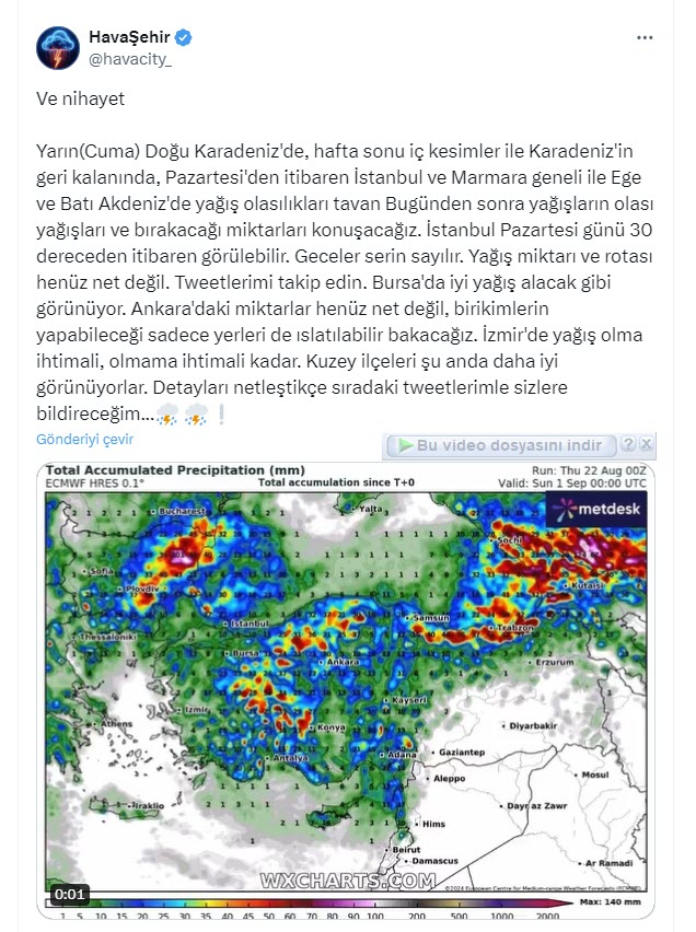 Bartin Giresun Gumushane Ordu Rize Samsun Sinop Ve Trabzon A Cuma Cumartesi Pazar Icin Mujde Geldi 709981