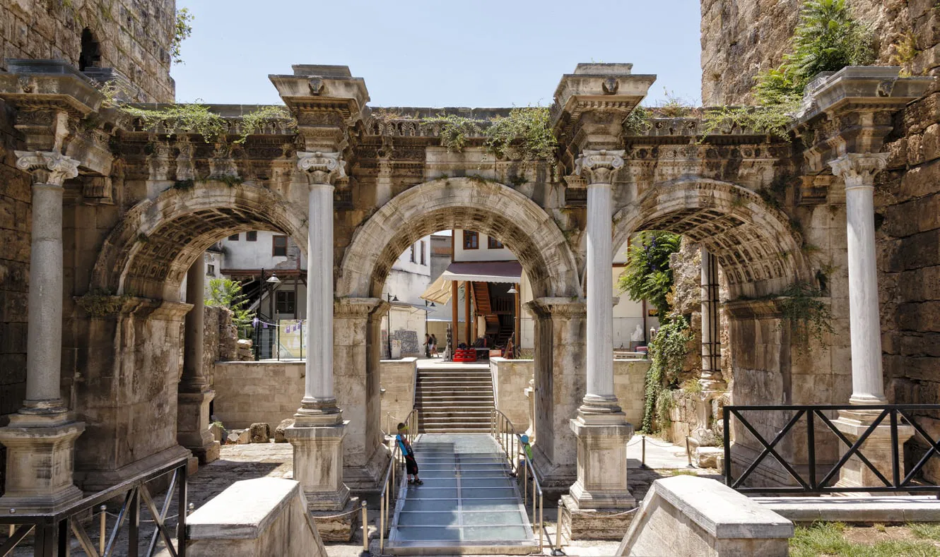 Hadrianus Gate Antalya Old Town