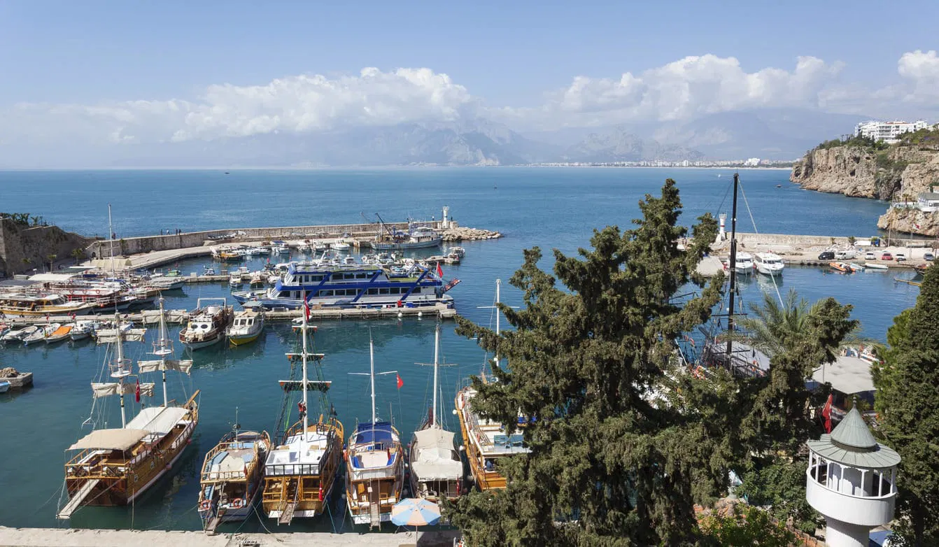 Marina Yacht Harbor Antalya Old Town