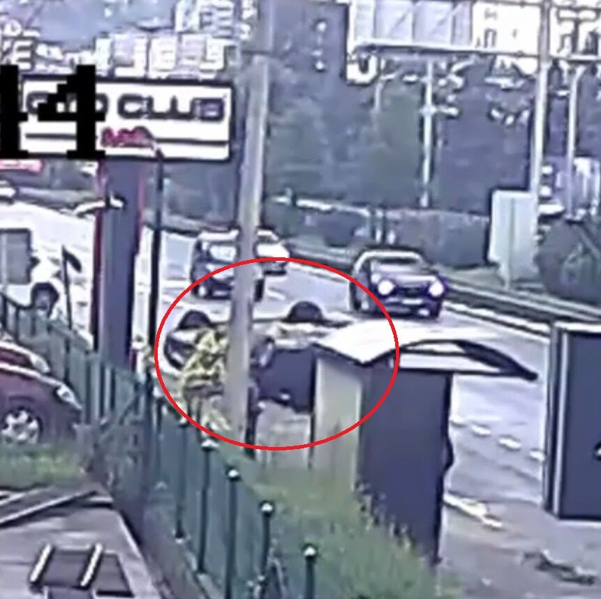 Otomobilin takla attığı kazada sürücü yaralandı