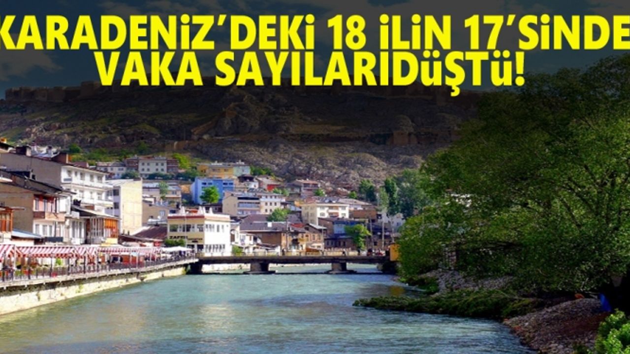 Karadeniz’deki 18 ilin 17’sinde vaka sayıları düştü!