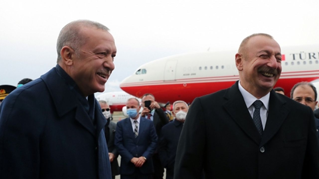 Cumhurbaşkanı Erdoğan Azerbaycan'da: Füzuli Havalimanı'na inen ilk lider oldu