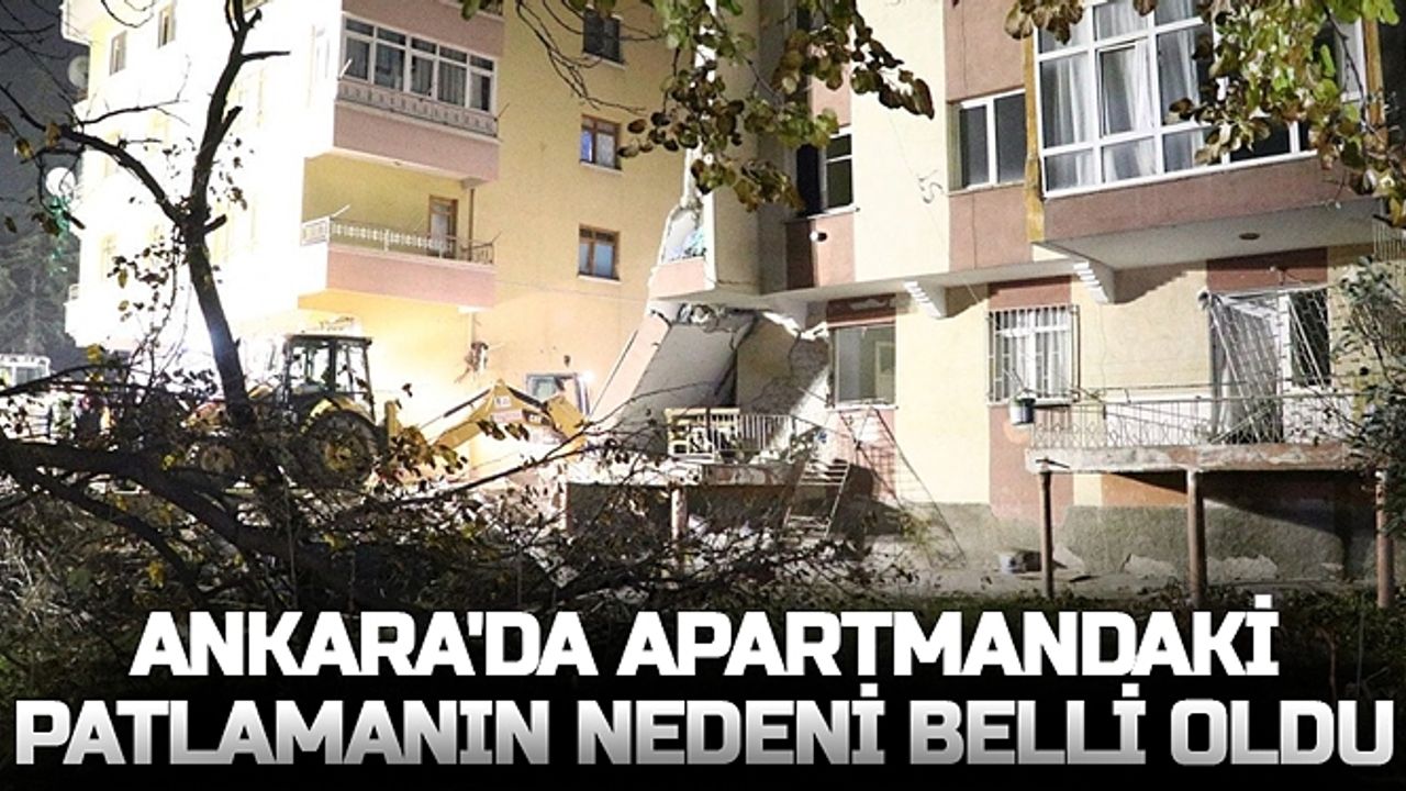 Mansur Yavaş açıkladı: Ankara'da apartmandaki patlamanın nedeni belli oldu