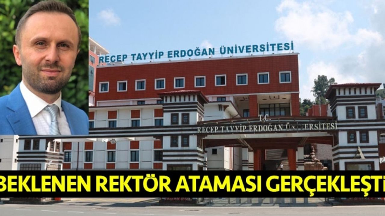 RTEÜ'ye Beklenen Rektör Ataması
