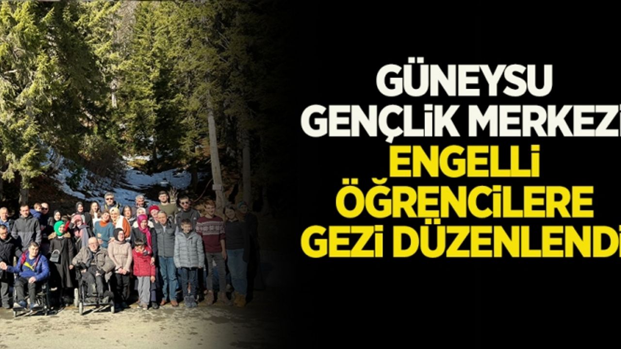 Güneysu Gençlik Merkezi, engelli öğrencilere gezi düzenlendi