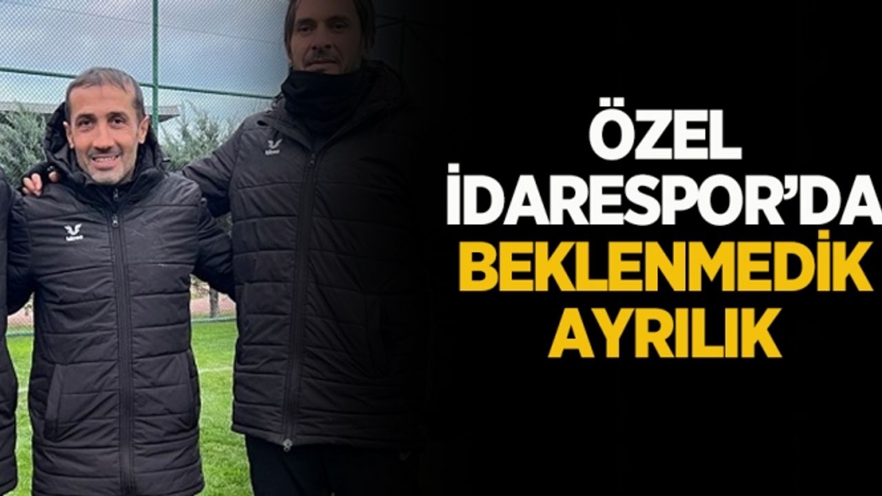 Rize İl Özel İdarespor’da beklenmedik ayrılık