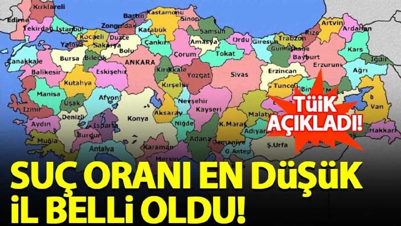 Türkiye’nin en güvenli illeri belli oldu! Mardin listede var mı?