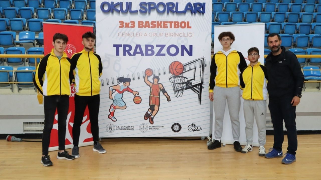 Trabzon'da Okul Sporları 3x3 Basketbol Gençler müsabakaları tamamlandı