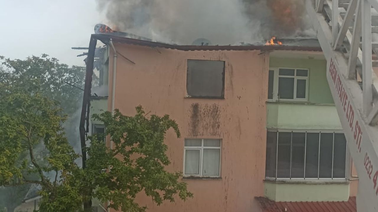 Ladik'te evde çıkan yangın hasara yol açtı