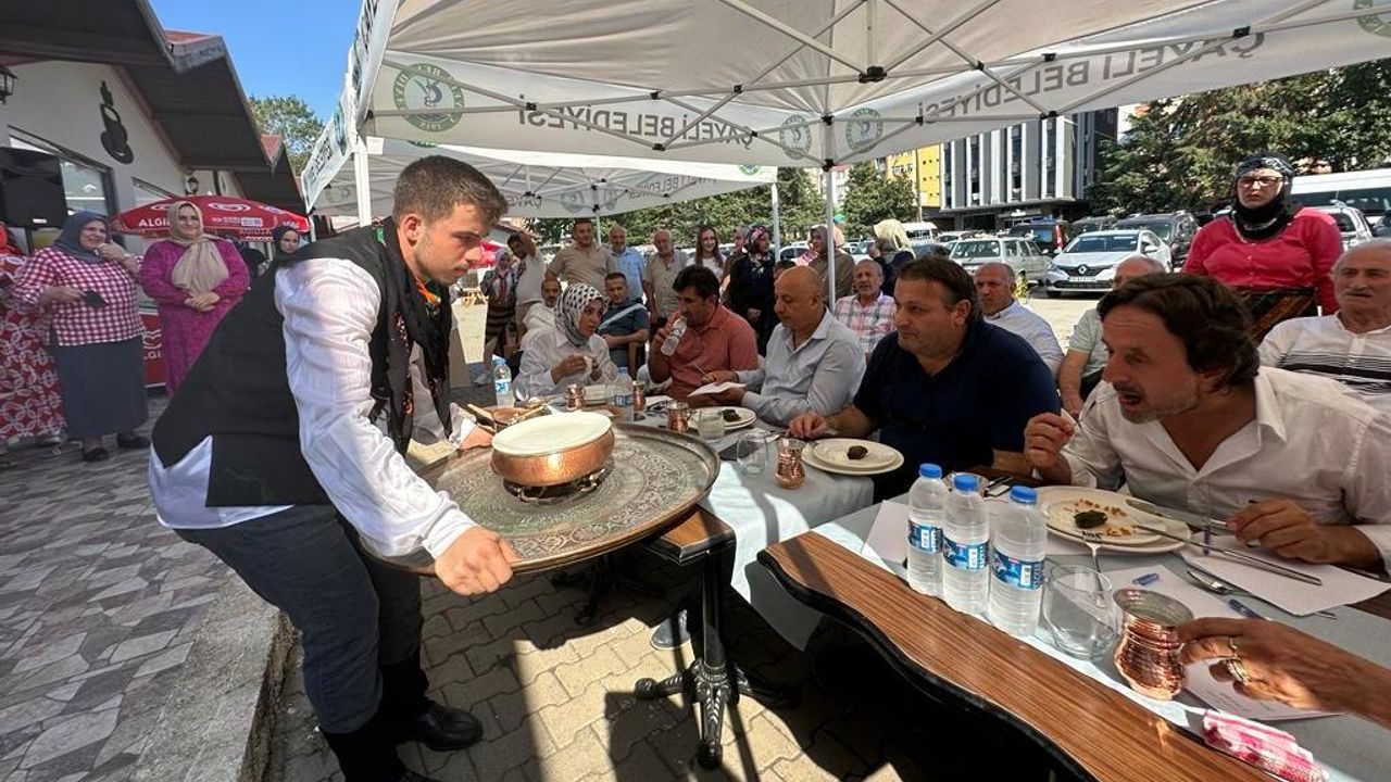 Çayeli festivalinden yemek yarışması yapıldı