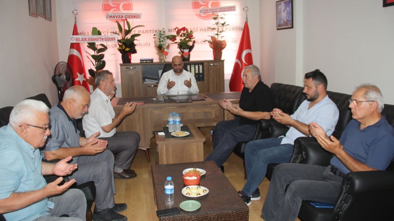 AK Parti Havza İlçe Başkanlığından MHP'ye ziyaret