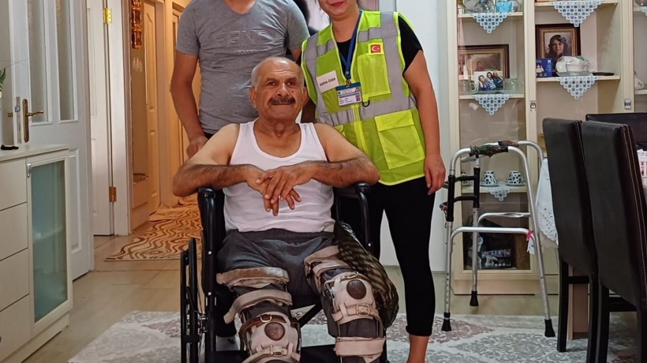 Amasya'da bedensel engelli kişinin tekerlekli sandalye isteği gerçek oldu
