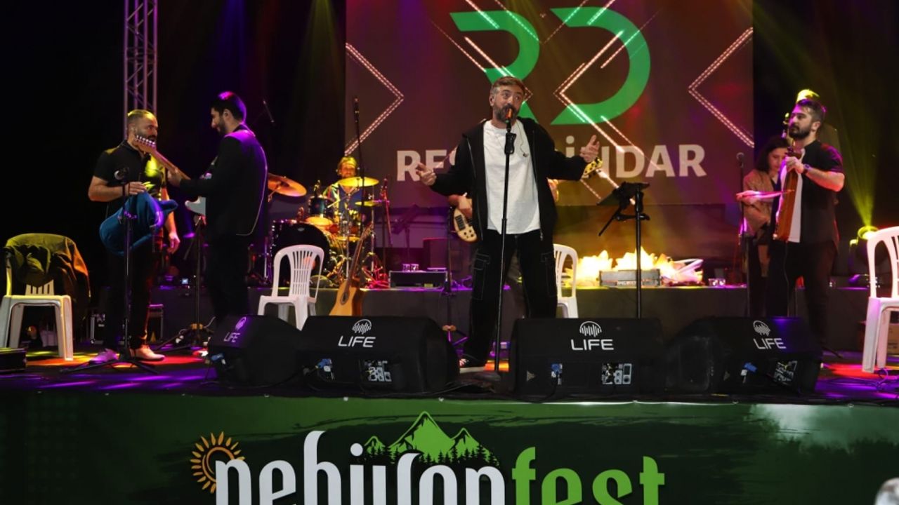 3. Nebiyan Doğa ve Gençlik Festivali'nde Resul Dindar konser verdi