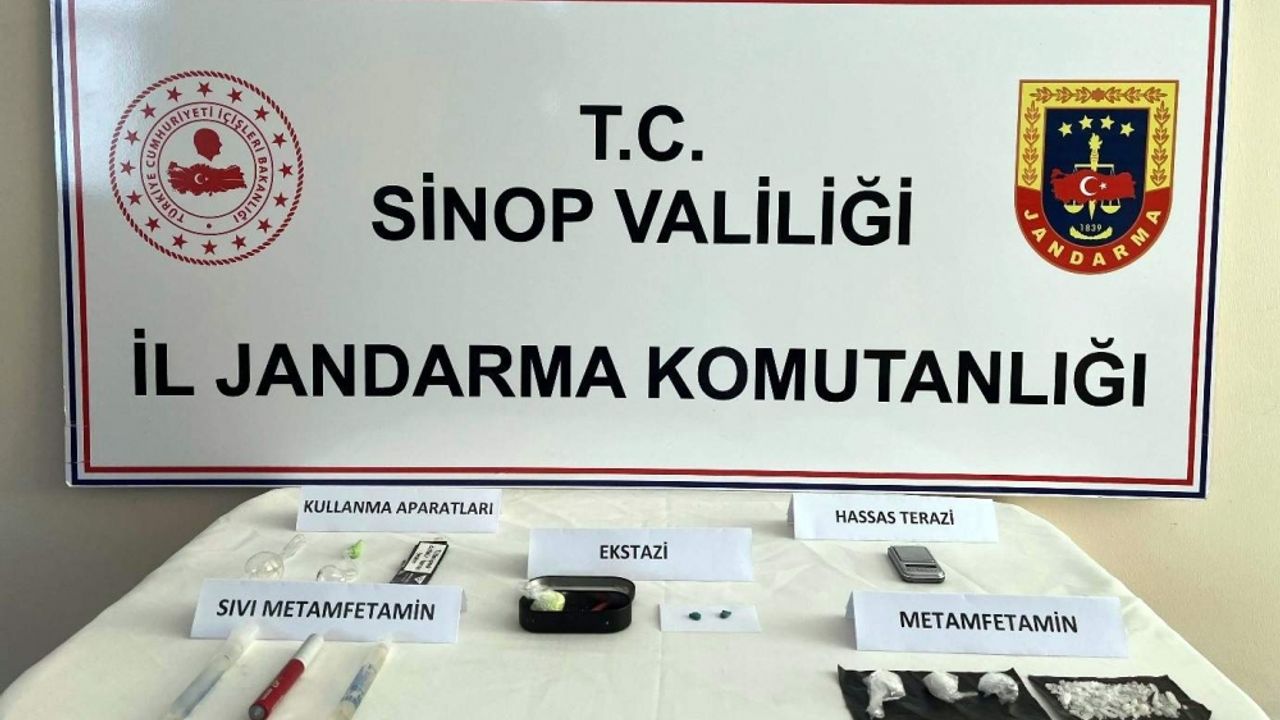 Sinop'ta uyuşturucu operasyonunda 2 kişi yakalandı