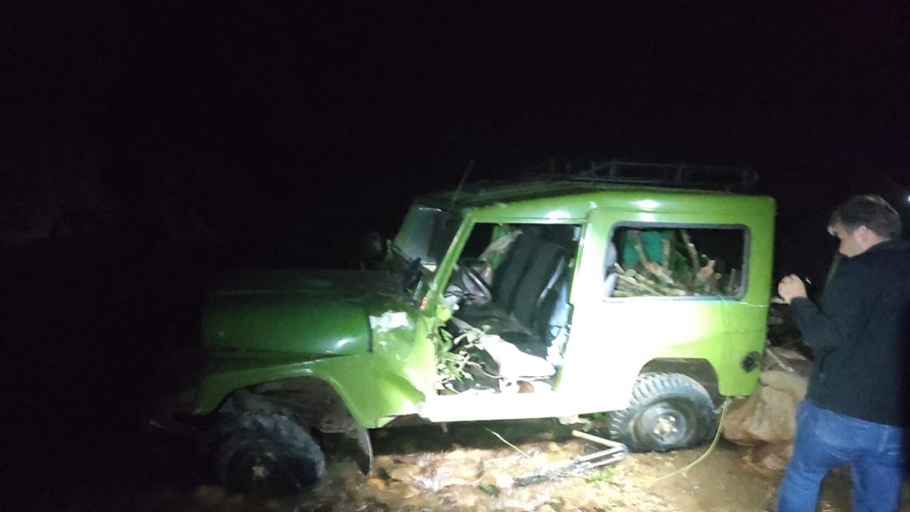Giresun'da cipin dere yatağına devrilmesi sonucu 1 kişi öldü