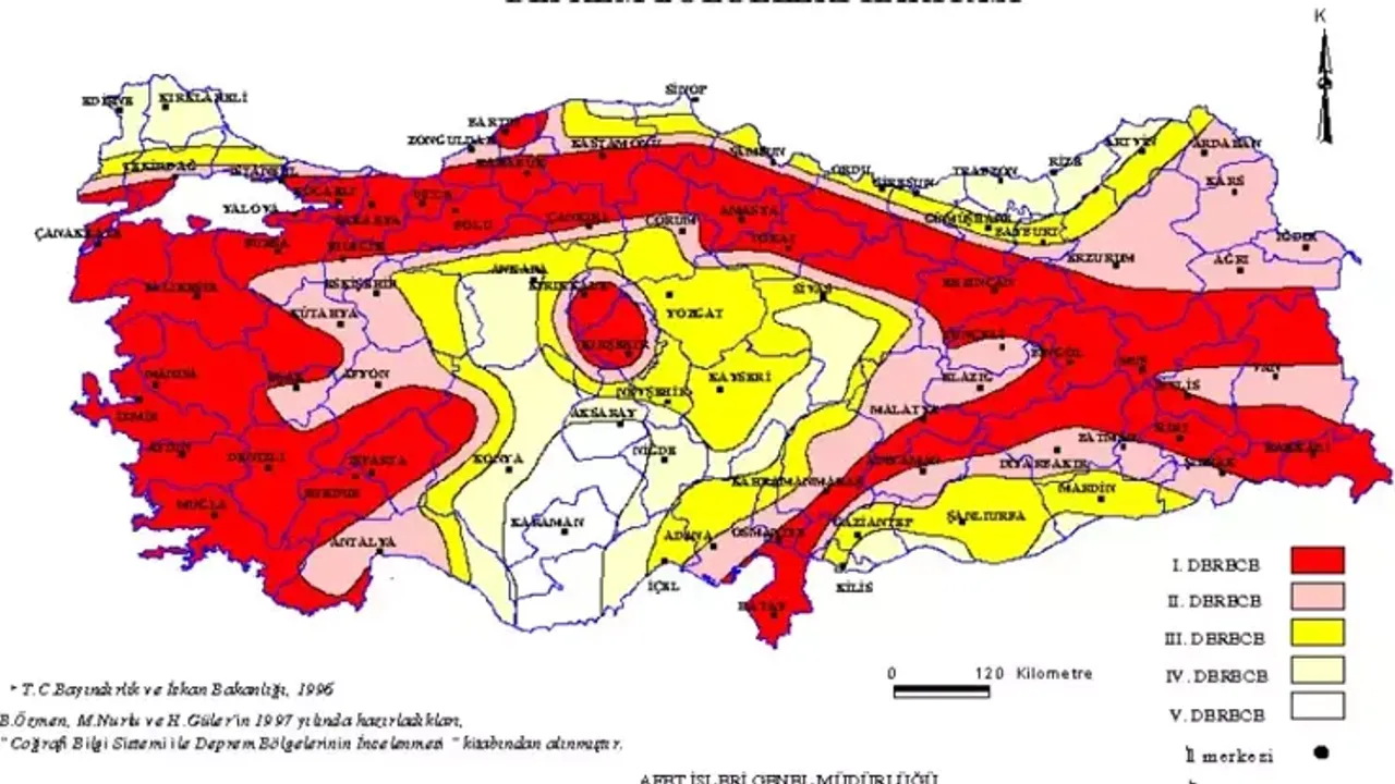 Türkiye Fay Hattı Haritası 2024! MTA diri fay hatları hangi illerden geçiyor? AFAD Türkiye Deprem Tehlike Haritası sorgu