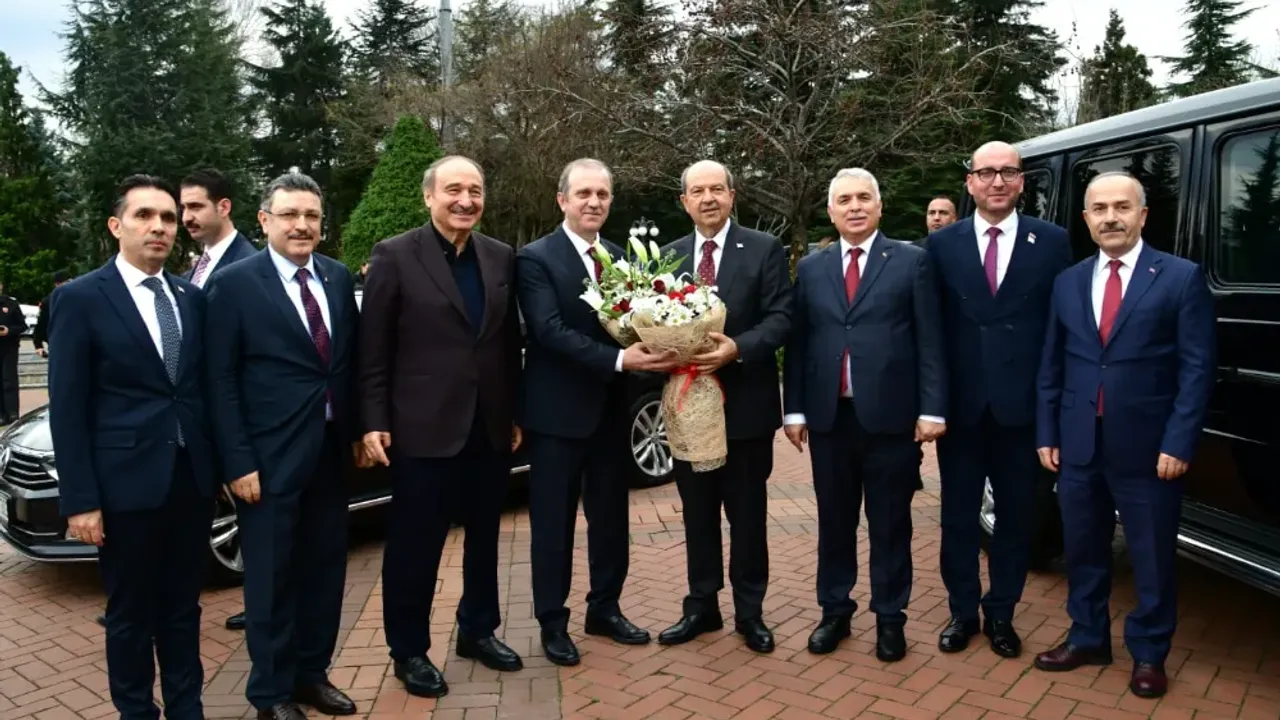 Kuzey Kıbrıs Türk Cumhuriyeti Cumhurbaşkanı Ersin Tatar, Karadeniz Teknik Üniversitesi'ni Ziyaret Etti
