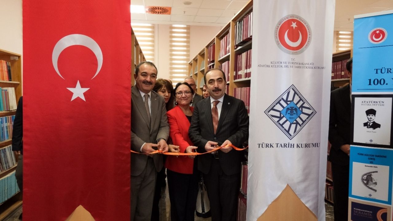 Hitit Üniversitesinde "Türk Tarih Kurumu 100. Yıl Kitaplığı" kuruldu