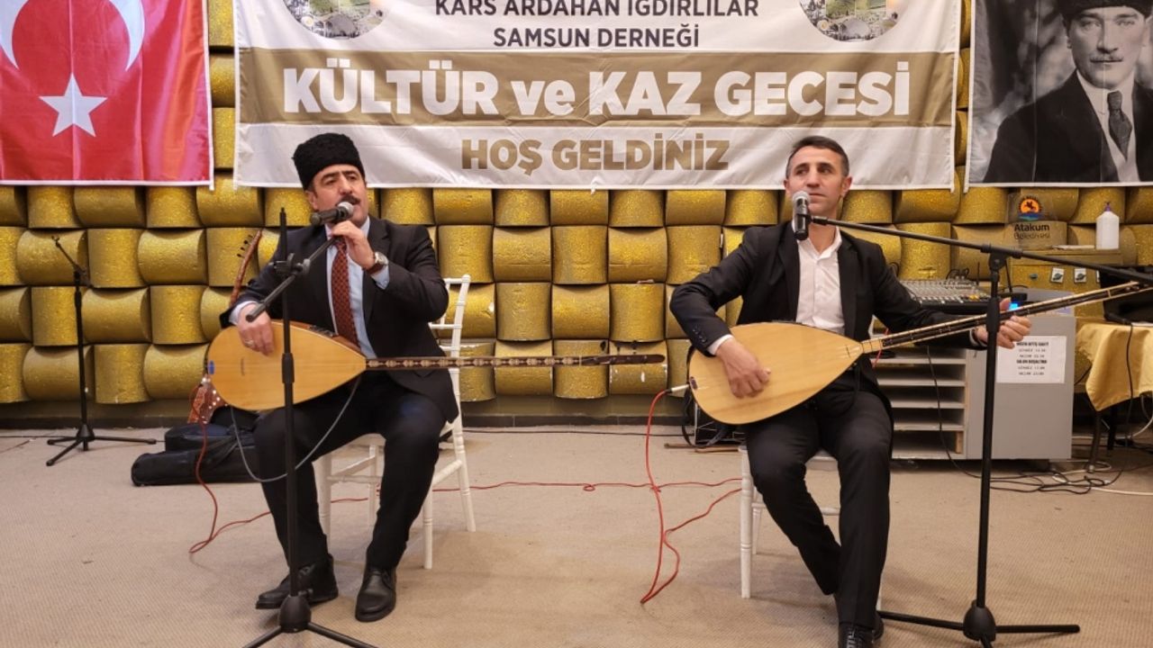 Kars Ardahan Iğdırlılar Samsun Derneği'nden "Kültür ve Kaz Gecesi" etkinliği