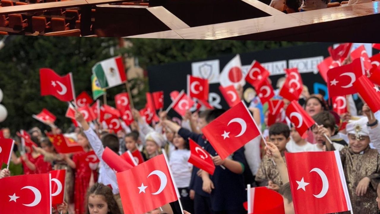 Buse Bilim Koleji öğrencileri 23 Nisan'ı kutladı