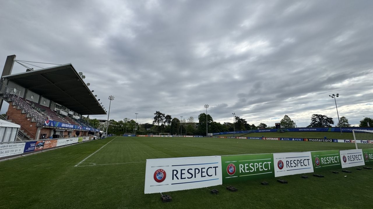 UEFA Gençlik Ligi maçları için stadyumda yenileme ve düzenleme çalışmaları yapıldı