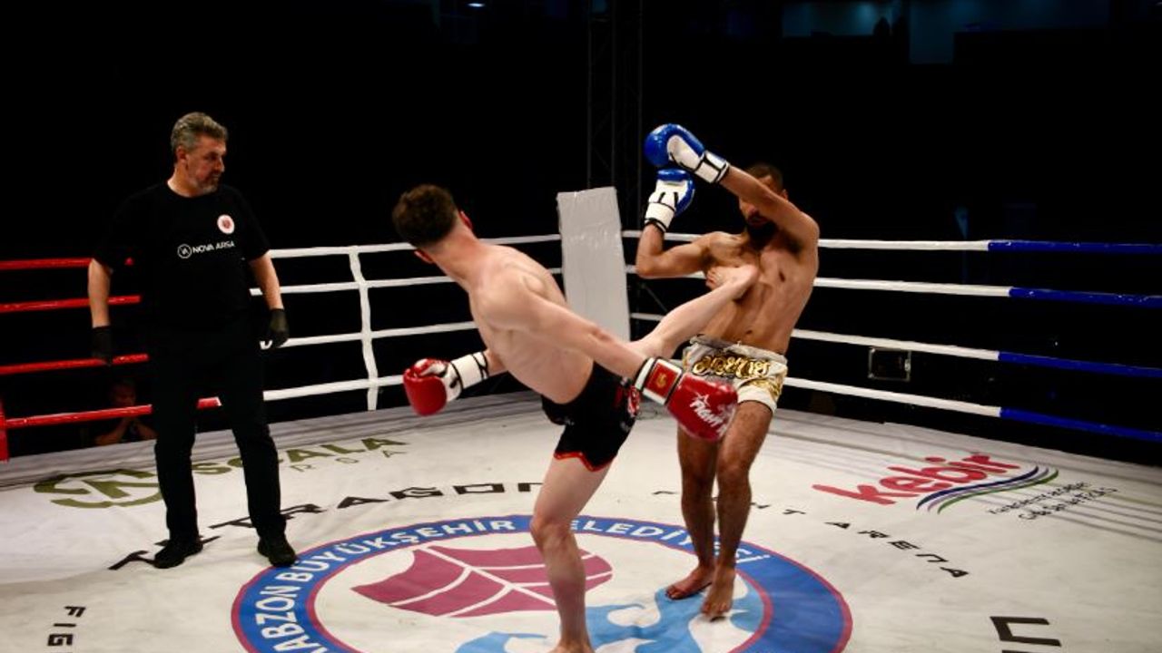 Trabzon’da Muay Thai Fırtınası: Nefes Kesen Gecede Şampiyonlar Belli Oldu