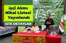Çaykur İşçi Alımında Nihai Kura Listesi Açıklandı