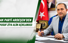 AK Parti Ardeşen İlçe Başkanı Bozkan'dan Yusuf Ziya Alim açıklaması