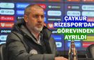 Çaykur Rizespor Kulübü Basın Müdürü Muhittin Sandıkçı görevinden ayrıldı