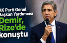 Demir: "Bu ülkenin kaderini bunlara bırakmamak lazım"