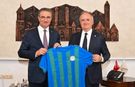 Çaykur Rizespor Başkanı Saruhan, Erzurum kampında temaslarda bulundu