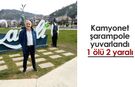 Çayeli'nde kamyonet şarampole yuvarlandı, 1 ölü 2 yaralı