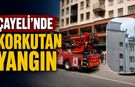 Çayeli’nde korkutan yangın: Lokantanın bacası alev aldı