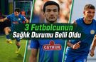 Çaykur Rizespor sakat oyuncularının durumuyla ilgili açıklama yaptı