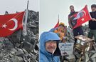 Rize’de Kaçkar Dağı’na 'Zafer’ tırmanışı