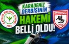 Rizespor-Samsunspor Maçının Hakemi Belli Oldu