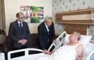 Vali Baydaş’tan Kıbrıs Gazisi Ahmet Şafak’a Hastanede Ziyaret