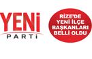 YENİ Parti Rize’de Sandığa Gitti: 7 İlçe Başkanı Belli Oldu