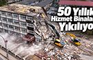Rize İl Özel İdaresinin Riskli Binalarında Yıkım Başladı