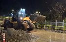 Çayeli'nde sağanak etkili oldu
