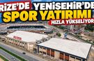 Rize’de Yenişehir Spor Kompleksi Hızla Yükseliyor!