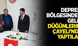 Deprem bölgesinden gelip düğünlerini Çayeli’nde yaptılar