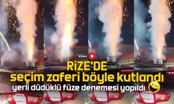 Erdoğan'ın memleketinde sevinçler sürüyor: Düdüklü tencereden fişek attılar
