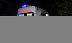 Amasya'da hasta almaya giden ambulans çamura saplandı