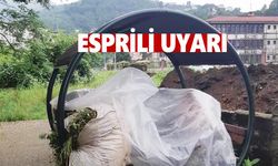 Çayeli Belediyesi'nden esprili uyarı